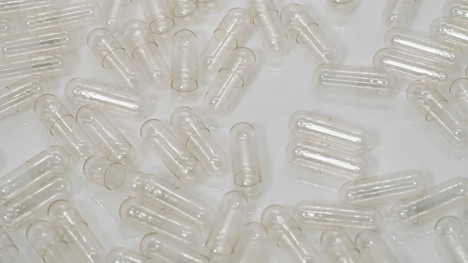 Капсулы твёрдые желатиновые прозрачные