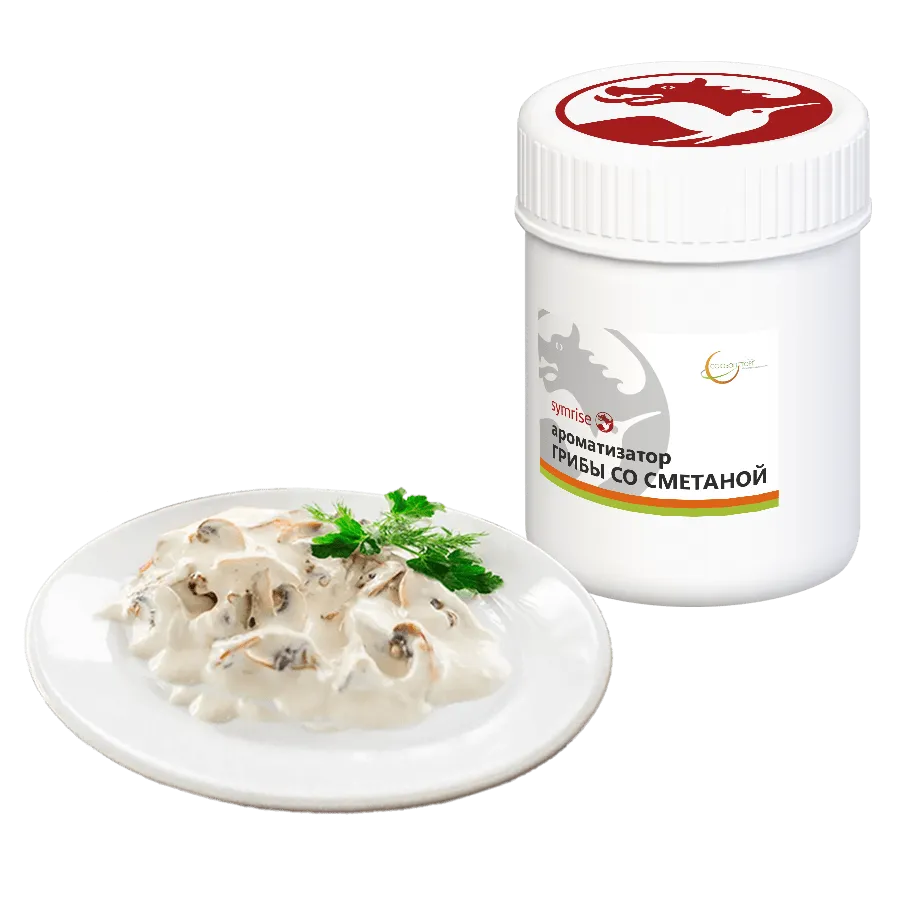 Грибы со сметаной