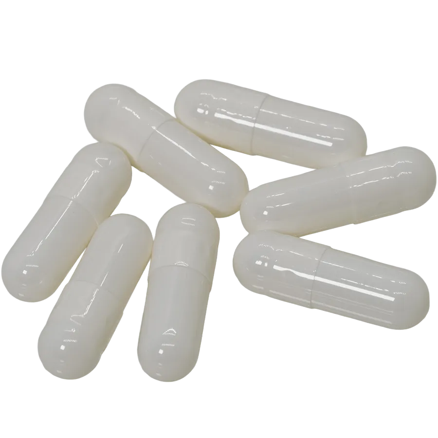 Капсулы твёрдые желатиновые белые