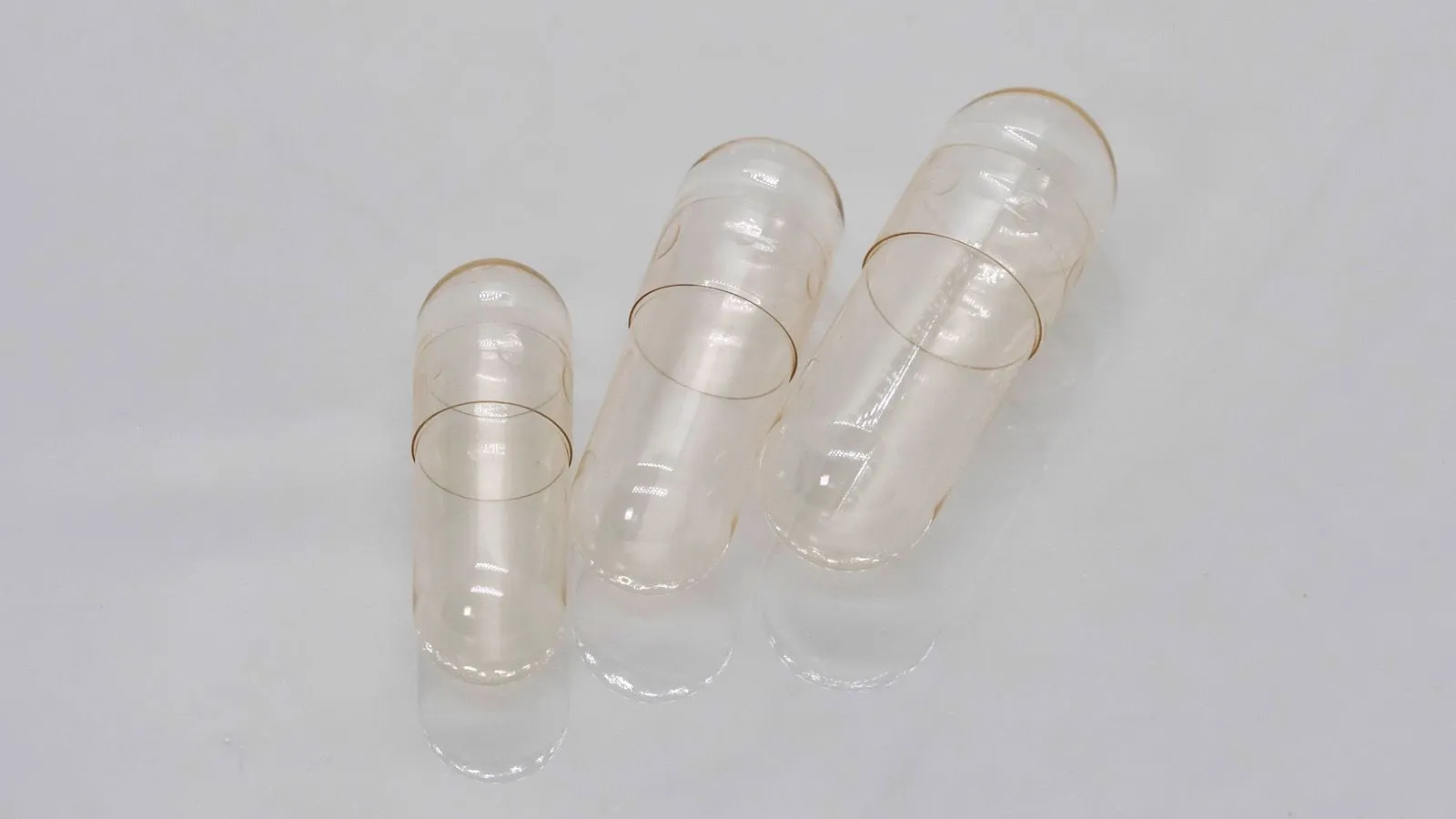 Капсулы твёрдые желатиновые прозрачные